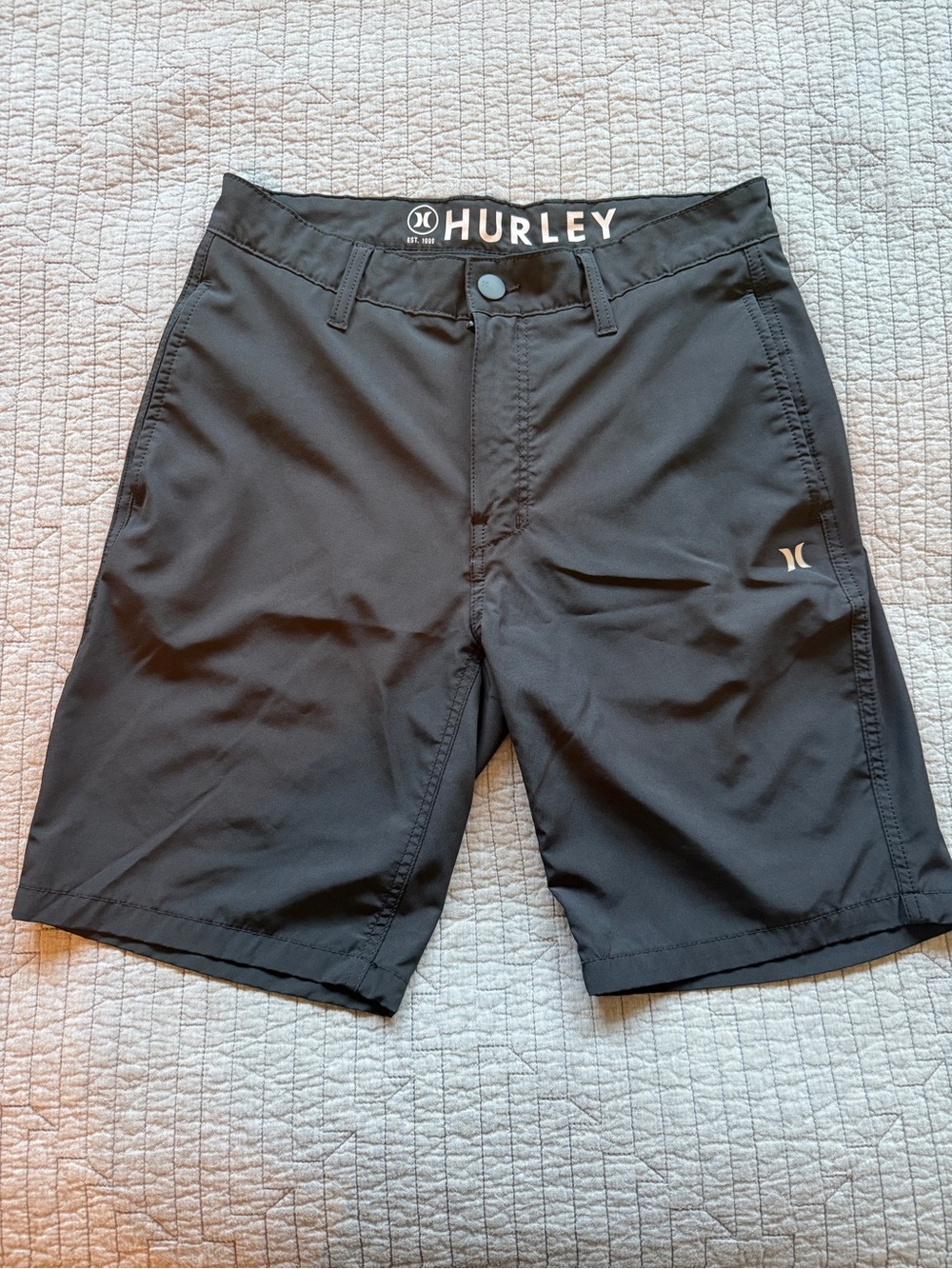 Hurley All Day Hybrid Shorts Men’s Size 30 | Black 4-Way Stretch Quick Dry